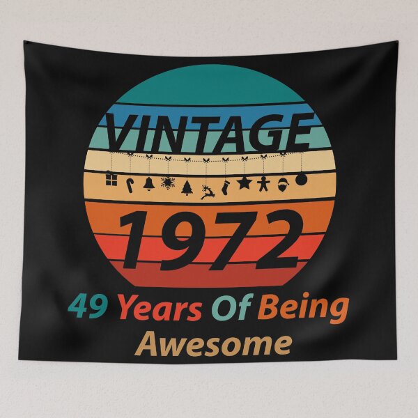 Item preview, Vintage 1972 - 49th Birthday designed and sold by Rami Khalifah.