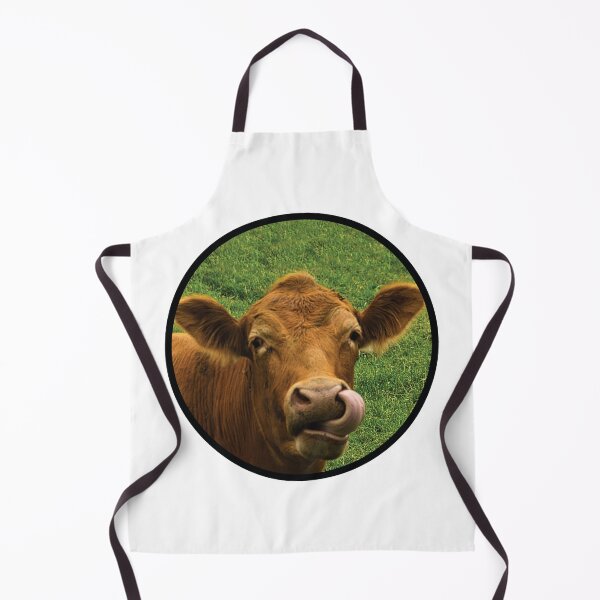 Item preview, Cow with tongue out encircled designed and sold by SketchWithLight.