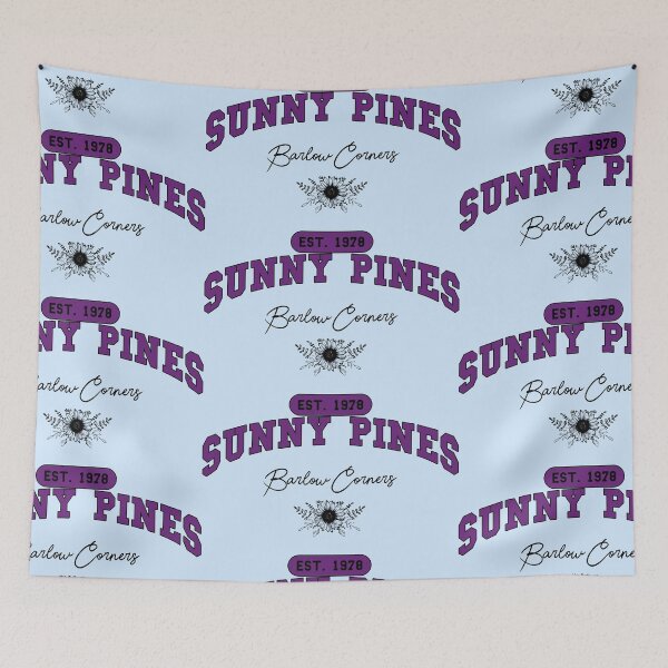 Item preview, The Box In The Woods Sunny Pines College type Design designed and sold by GinaBirki.