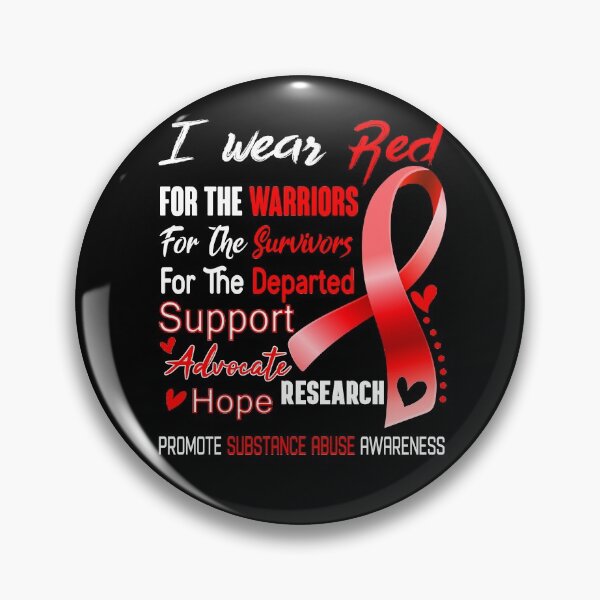 Item preview, I Wear Red For The Warriors Promote Substance Abuse Awareness designed and sold by hvoid41.