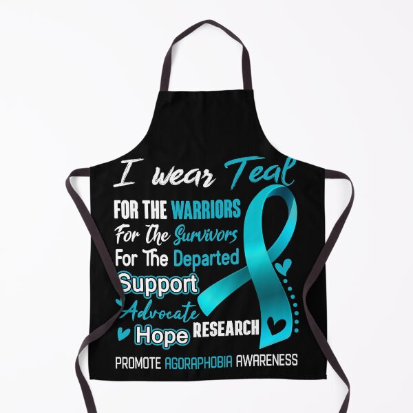 Item preview, I Wear Teal For The Warriors Promote Agoraphobia Awareness designed and sold by hvoid41.