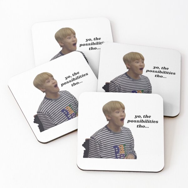 Item preview, NCT Mark Lee "Yo, the possibilities tho..." Meme Sticker designed and sold by Jules :).