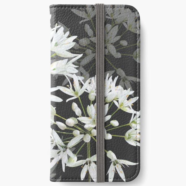 Ramsons - Wild Garlic - White Flowers iPhone Wallet