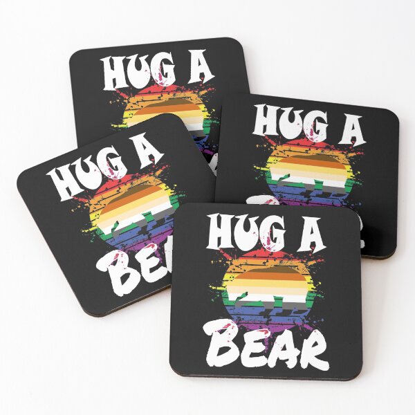 Item preview, LGBTQ design, Hug a Bear #13 designed and sold by Hypnotees.