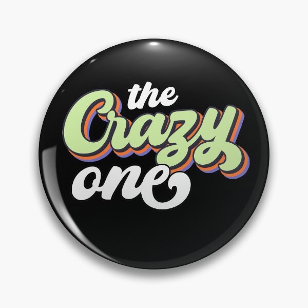 Item preview, The Crazy One, Retro Vintage Gift designed and sold by FuntasticDez.