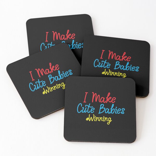 Item preview, I MAKE CUTE BABIES WINNING, Fathers Day Gift, Graphic Creative Tee, Baby Daddy designed and sold by adjamine.