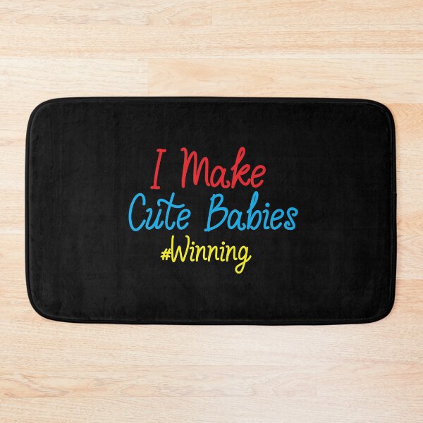 Item preview, I MAKE CUTE BABIES WINNING, Fathers Day Gift, Graphic Creative Tee, Baby Daddy designed and sold by adjamine.