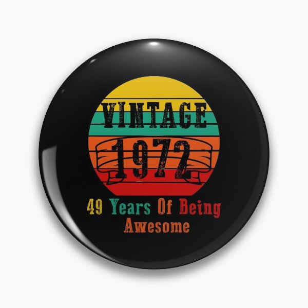 Item preview, Vintage 1972 - 49th Birthday designed and sold by Rami Khalifah.