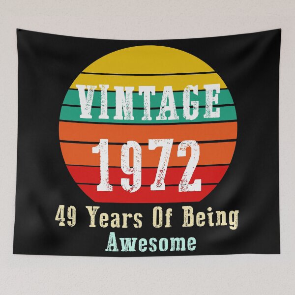 Item preview, Vintage 1972 - 49th Birthday designed and sold by Rami Khalifah.