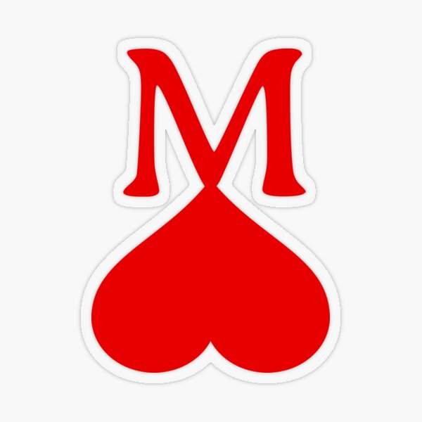 Mm, mm, letters with heart monogram, monogram wedding logo. love