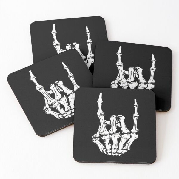 Item preview, Rock On Skull Hand designed and sold by btkrealm.