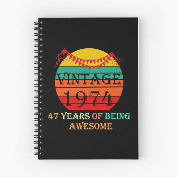 Item preview, Vintage 1974 - 47th Birthday designed and sold by Rami Khalifah.