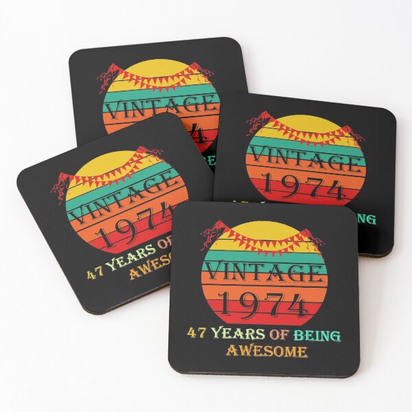 Item preview, Vintage 1974 - 47th Birthday designed and sold by Rami Khalifah.