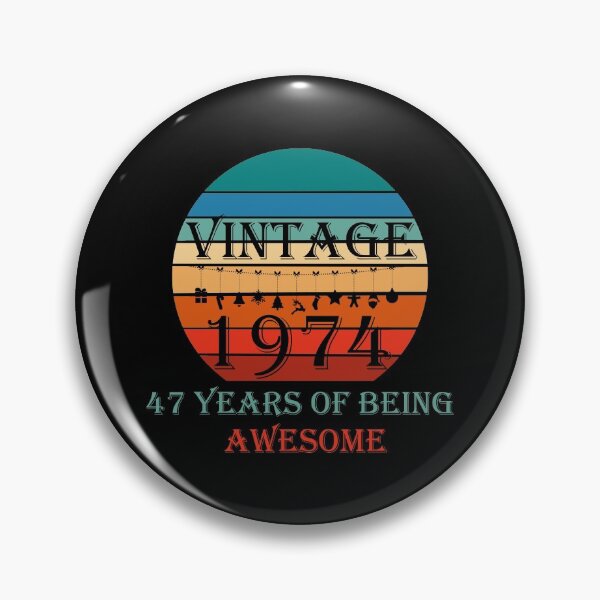 Item preview, Vintage 1974 - 47th Birthday designed and sold by Rami Khalifah.