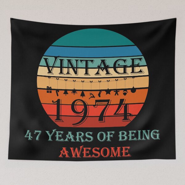 Item preview, Vintage 1974 - 47th Birthday designed and sold by Rami Khalifah.