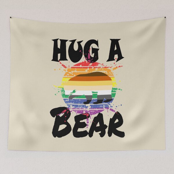 Item preview, LGBTQ design, Hug a Bear #12 designed and sold by Hypnotees.