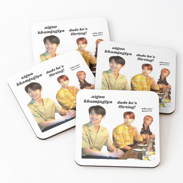 Item preview, NCT "Oh dude, he's flirting" Meme Sticker | Johnny, Doyoung, Yuta designed and sold by Jules :).