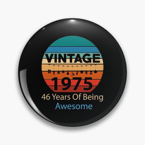 Item preview, Vintage 1975 - 46th Birthday designed and sold by Rami Khalifah.