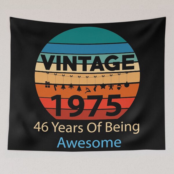 Item preview, Vintage 1975 - 46th Birthday designed and sold by Rami Khalifah.