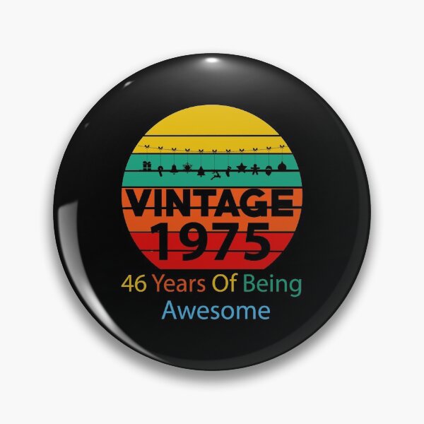 Item preview, Vintage 1975 - 46th Birthday designed and sold by Rami Khalifah.