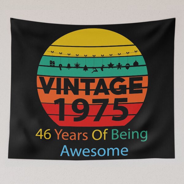 Item preview, Vintage 1975 - 46th Birthday designed and sold by Rami Khalifah.