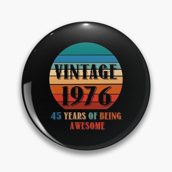 Item preview, Vintage 1976 - 45th Birthday designed and sold by Rami Khalifah.
