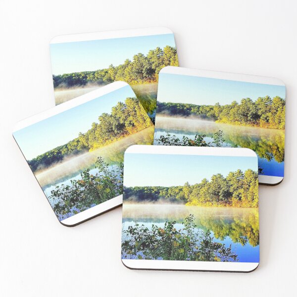 Item preview, Morning fog in a pond designed and sold by Chalycejordan.
