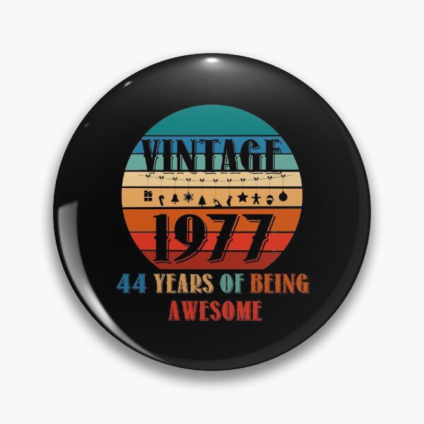 Item preview, Vintage 1977 - 44th Birthday designed and sold by Rami Khalifah.