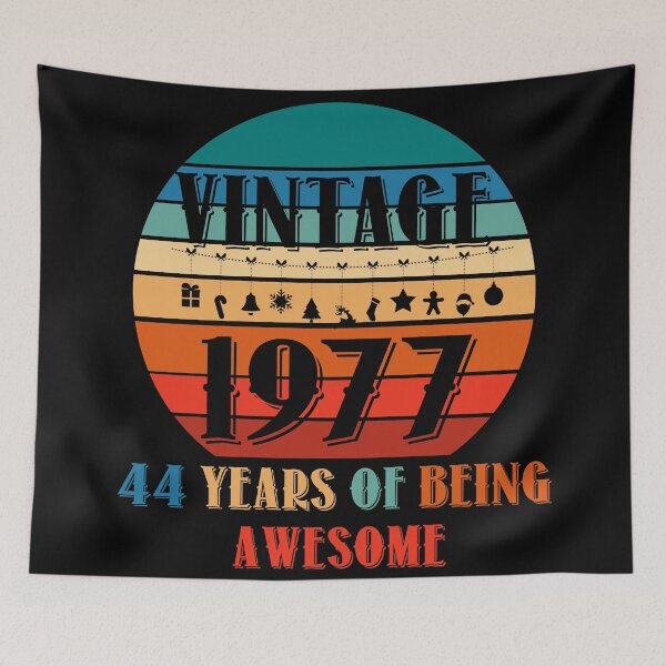 Item preview, Vintage 1977 - 44th Birthday designed and sold by Rami Khalifah.
