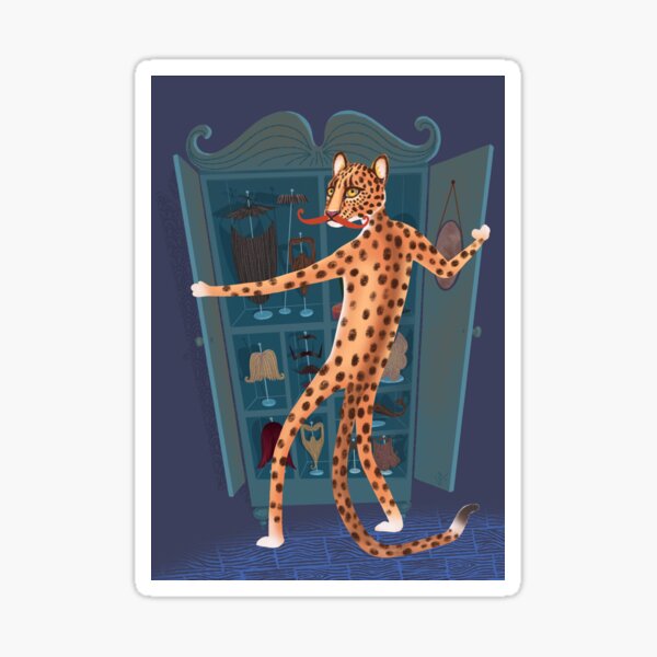 Mustache Cabinet Sticker