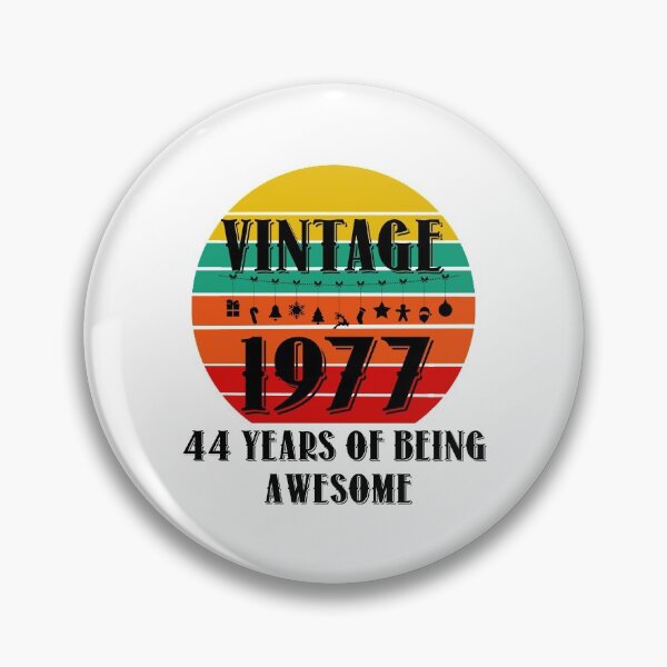 Item preview, Vintage 1977 - 44th Birthday designed and sold by Rami Khalifah.