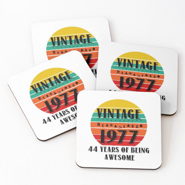 Item preview, Vintage 1977 - 44th Birthday designed and sold by Rami Khalifah.