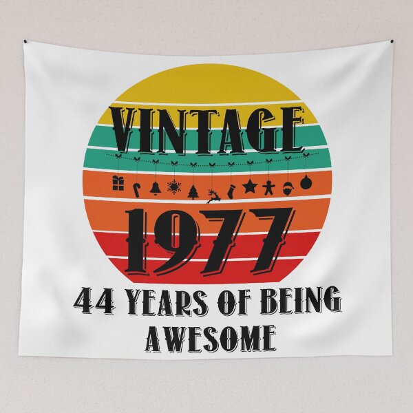 Item preview, Vintage 1977 - 44th Birthday designed and sold by Rami Khalifah.