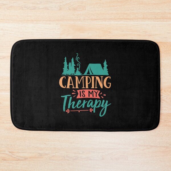 Item preview, camping is my therapy designed and sold by JaMatt1983.