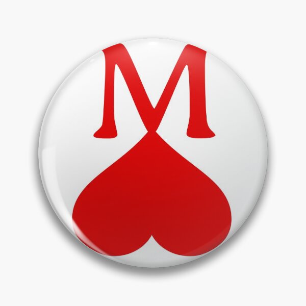 Item preview, Heart with letter initial M designed and sold by ronaldsonou.
