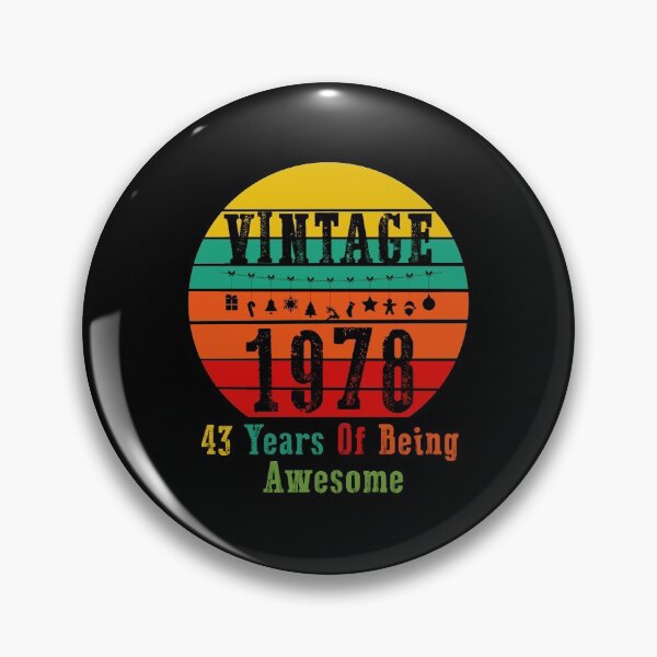 Item preview, Vintage 1978 - 43th Birthday designed and sold by Rami Khalifah.
