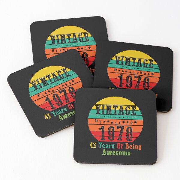Item preview, Vintage 1978 - 43th Birthday designed and sold by Rami Khalifah.