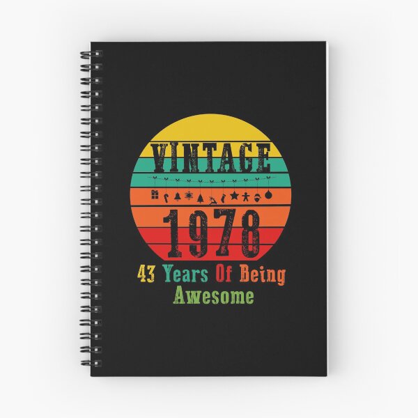 Item preview, Vintage 1978 - 43th Birthday designed and sold by Rami Khalifah.