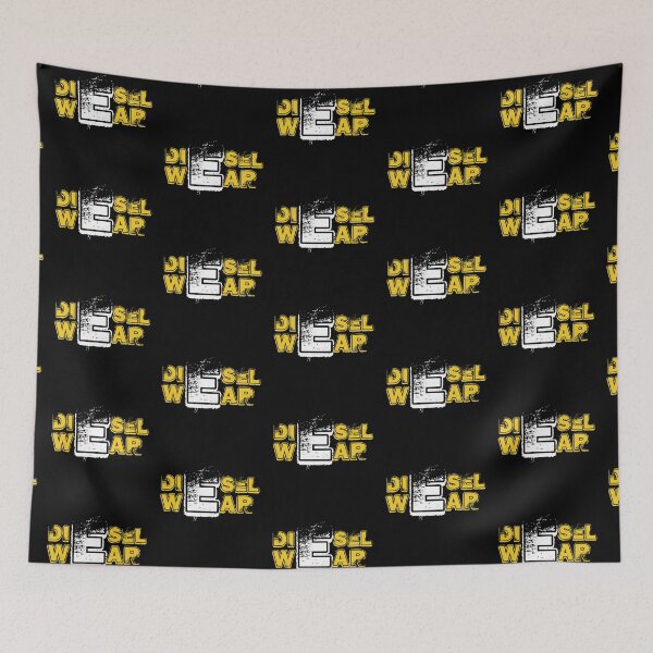 Item preview, Diesel Wear Yellow and Black Diesel Life-Funny Trucker designed and sold by Mary Maple.