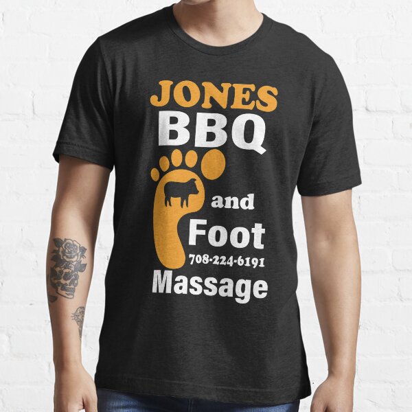"Jones BBQ and Foot Massage" Tshirt for Sale by Jooy Redbubble