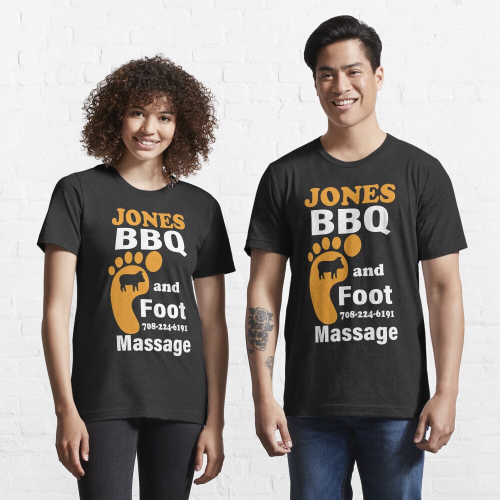 "Jones BBQ and Foot Massage" Tshirt for Sale by Jooy Redbubble