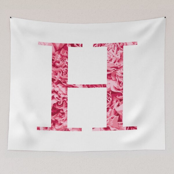 Item preview, Letter H - Light Pink Flowers designed and sold by CiaraPrints.
