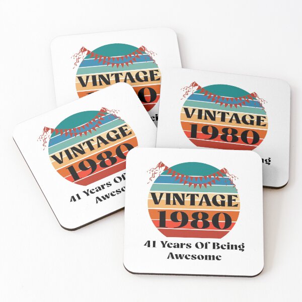 Item preview, Vintage 1980 - 41th Birthday designed and sold by Rami Khalifah.
