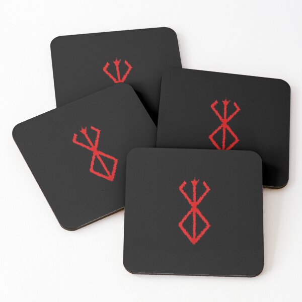 Berserk logo Coasters (Set of 4)