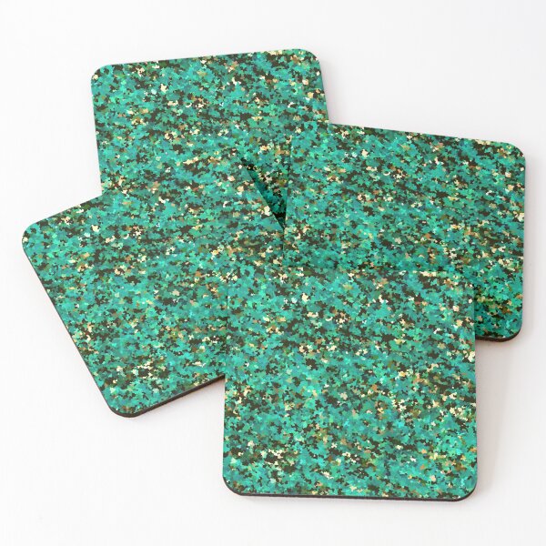 Item preview, Florescent turquiose,aqua,blue camoflauge pattern designed and sold by cutecrazytshirt.