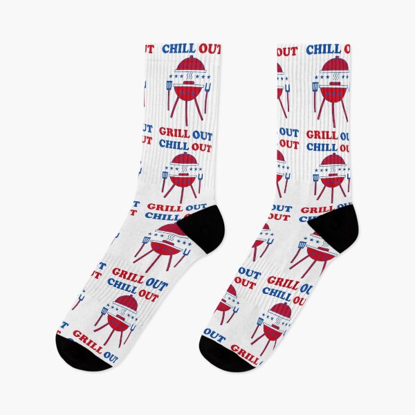 Item preview, Chill Out Grill Out Funny July 4th BBQ Fun Barbecue Grilling designed and sold by gkao.