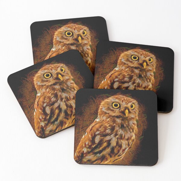 Item preview, Big-eyed owl, owl symbol of wisdom designed and sold by Ariela-Alez.