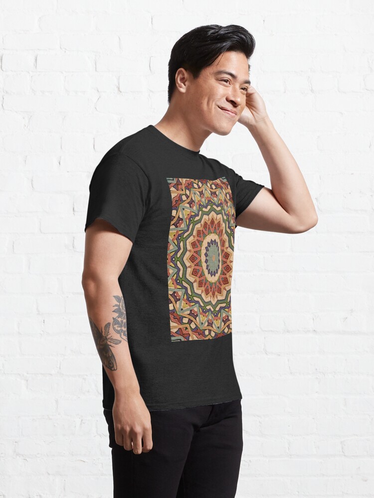 Thumbnail 5 of 7, Classic T-Shirt, Tapestry Mandala - Bohemian Art designed and sold by OneDayArt.