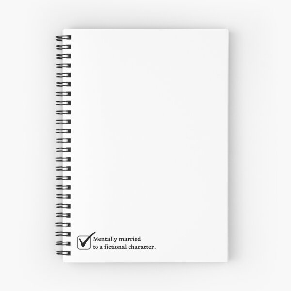 Item preview, Mentally Married to a Fictional Character | checkmark designed and sold by lunajoon.