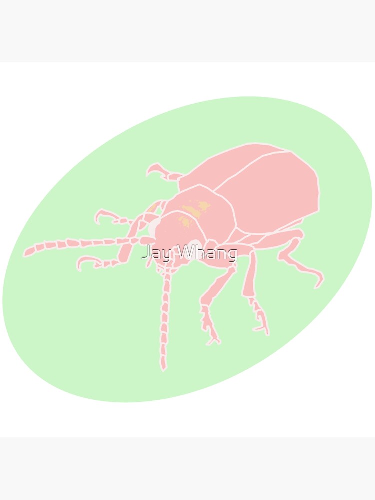 Dessert Insect with Shadow (Pastel 2) by Jay-Whang-Arts